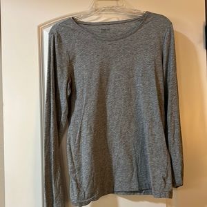 Lightweight Large Women’s Grey Long Sleeved Shirt GapBody